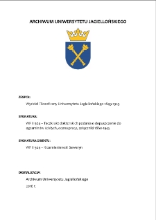 WF II 504 &ndash; Krzemieniewski Seweryn